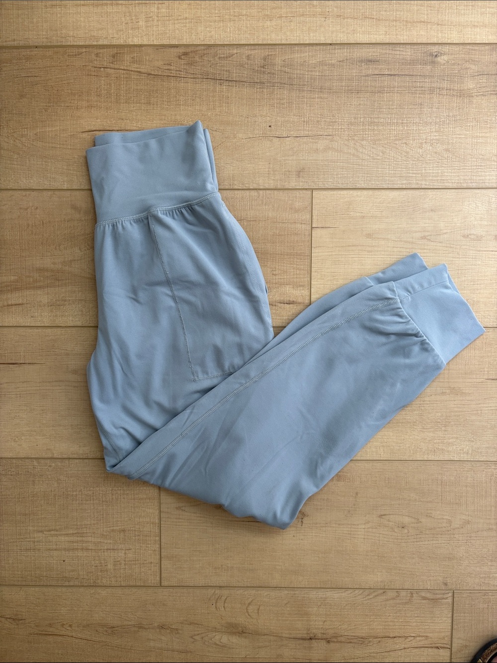 Athleta Pale Blue High-Rise Jogger Pants - Picture 3 of 3